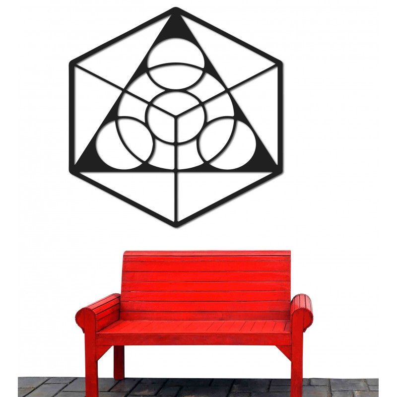 Térkép rétegelt lemezből készült falra, 50-90...