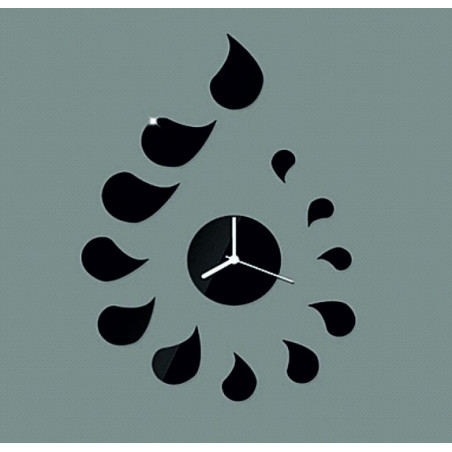 ROZMARIN csepp alakú matricás falióra saját kezűleg