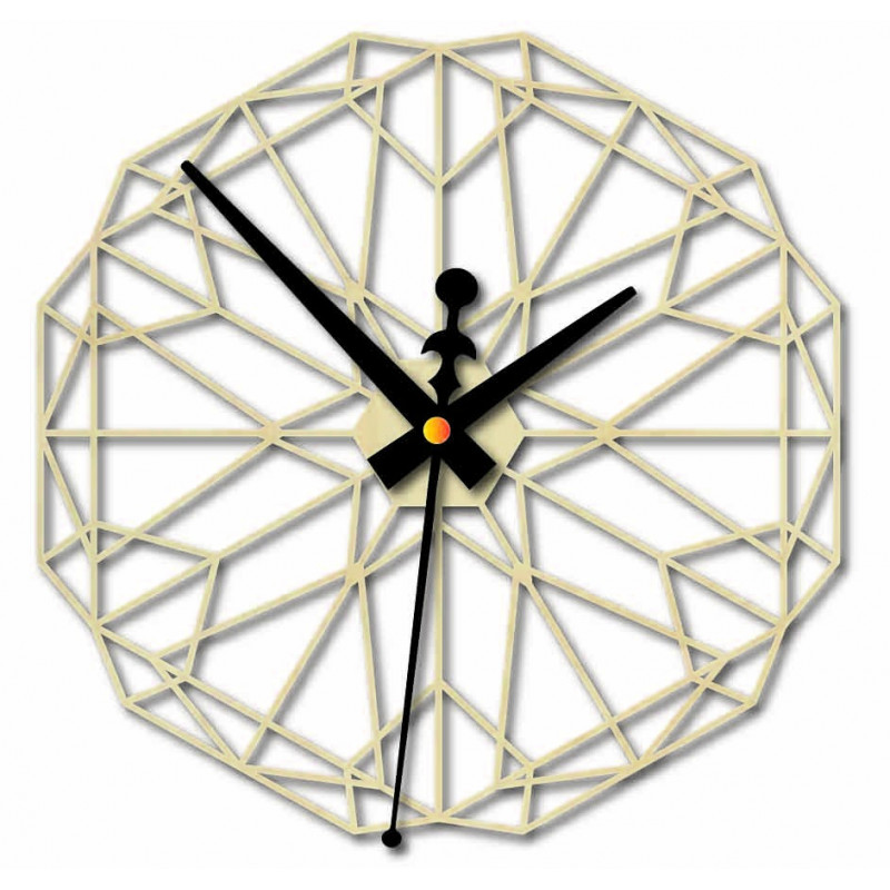 Sentop Geometrikus falióra fából készült...