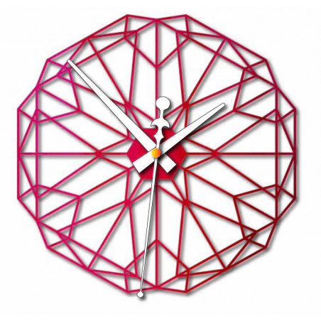 Sentop Geometrikus falióra fából készült rétegelt lemez PR0346 fekete is