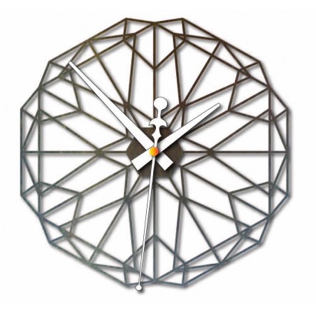 Sentop Geometrikus falióra fából készült rétegelt lemez PR0346 fekete is