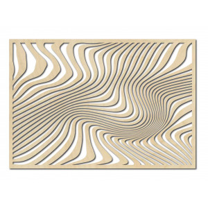 Dekoratív falfestmény zebra és fekete 2