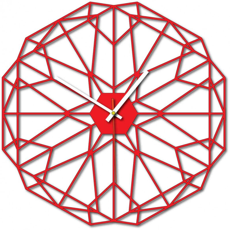 Geometrikus falióra szintén fekete X0097