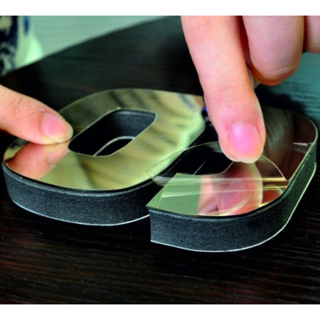Nagyméretű 3D-s öntapadós falióra - modern 3D-s öntapadós falióra.