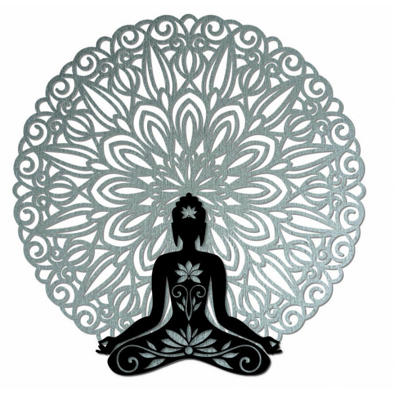 3D falfestmény Buddha mandalában 50, 70, 90 cm