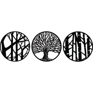 Háromrészes falfestmény - YOSED 2