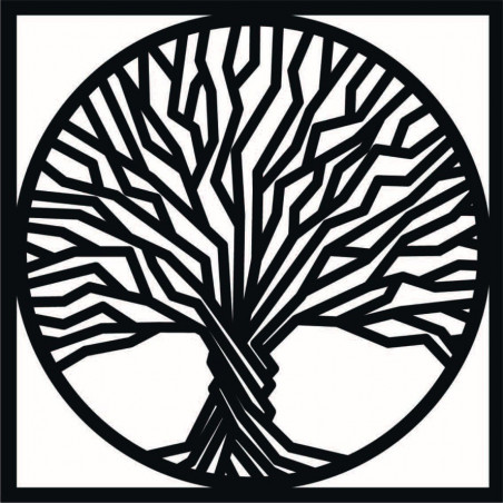 Fából készült falfestmény fa keretben