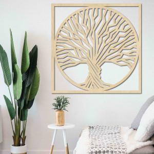 Fából készült falfestmény fa keretben 2