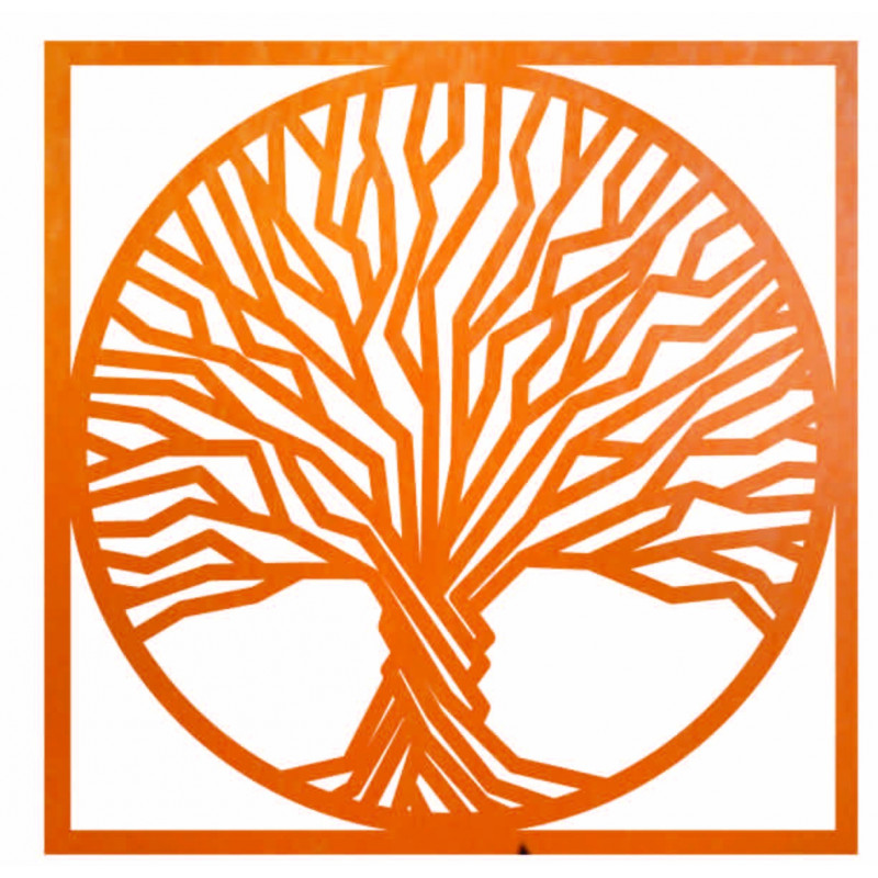 Fából készült falfestmény fa keretben