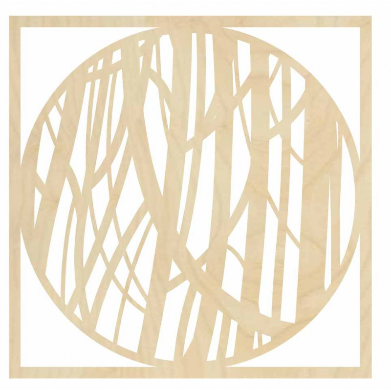 Fából készült falikép egy vonalról - HOGFOG