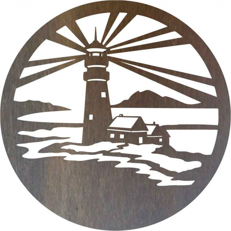 Sentop - Világítótorony modern festmény a falon...