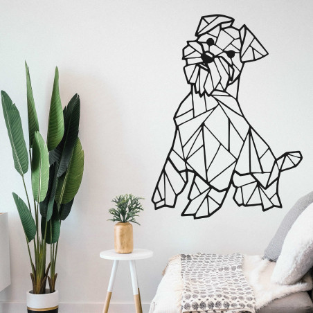 STYLESA modern festészet a falon kutya HAFINKO PR0228 fekete