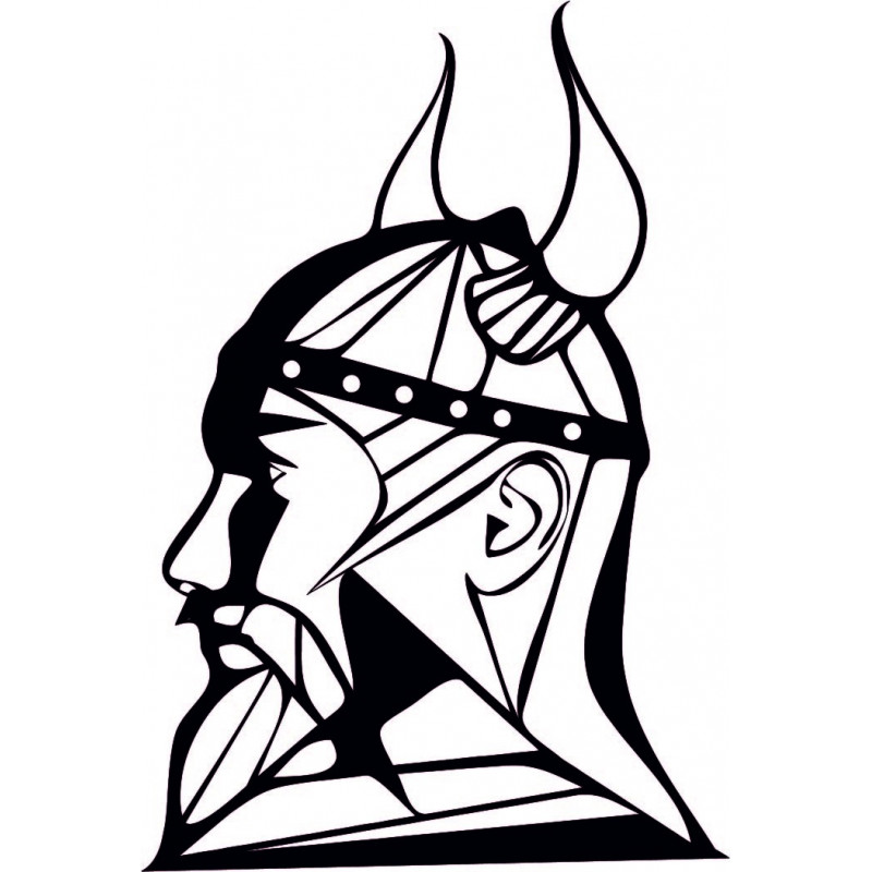 Faragott fából készült falikép Viking - RAGNAR