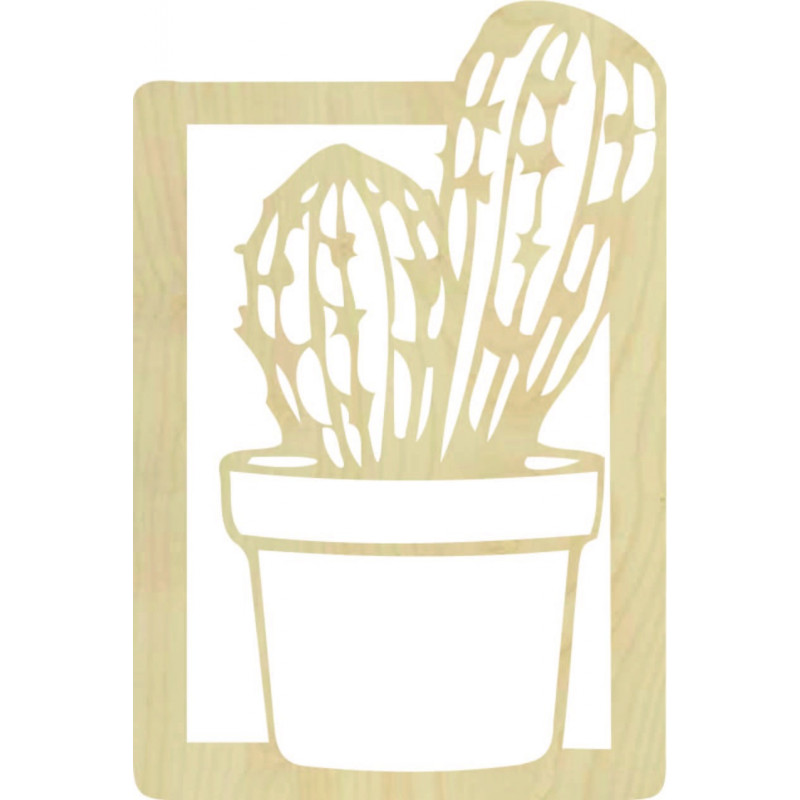 Faragott falfestés - CACTUS MAGNU | SENTOP