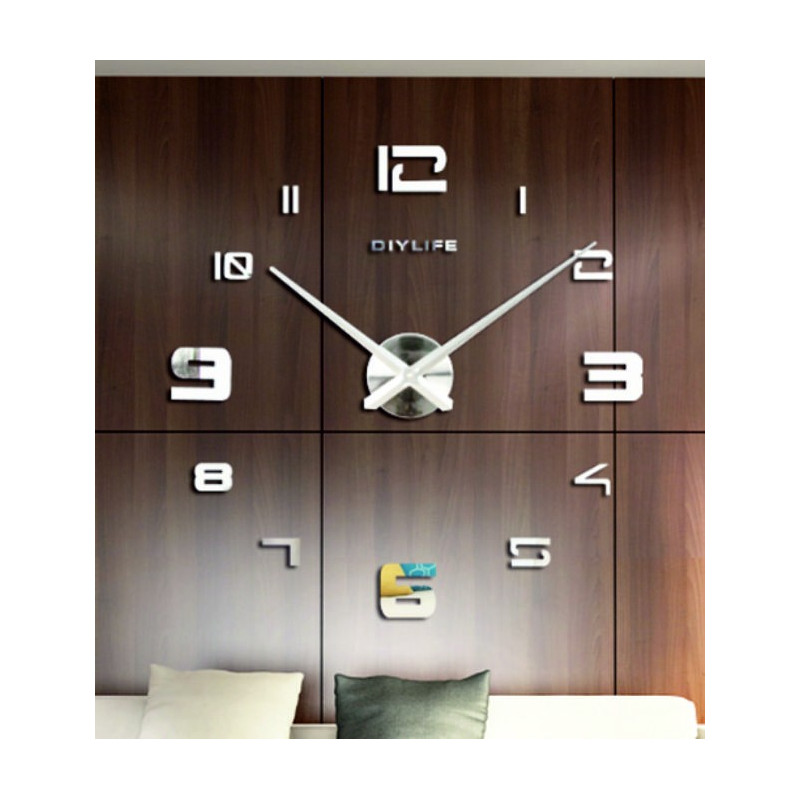 Ragasztható falióra tükör PROFI Clocks 3D