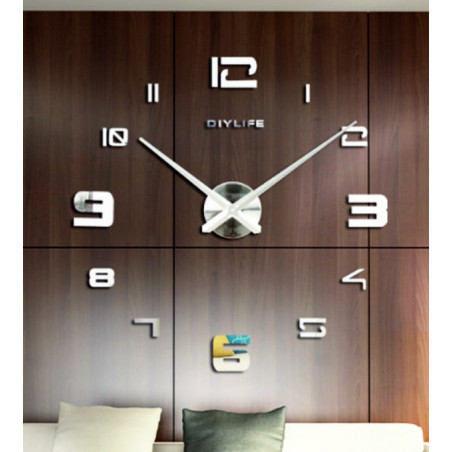 Ragasztható falióra tükör PROFI Clocks 3D
