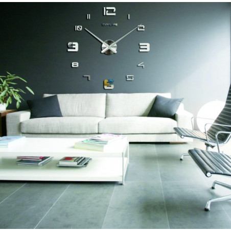 Öntapadós tükrös falióra PROFI CLOCK 3D