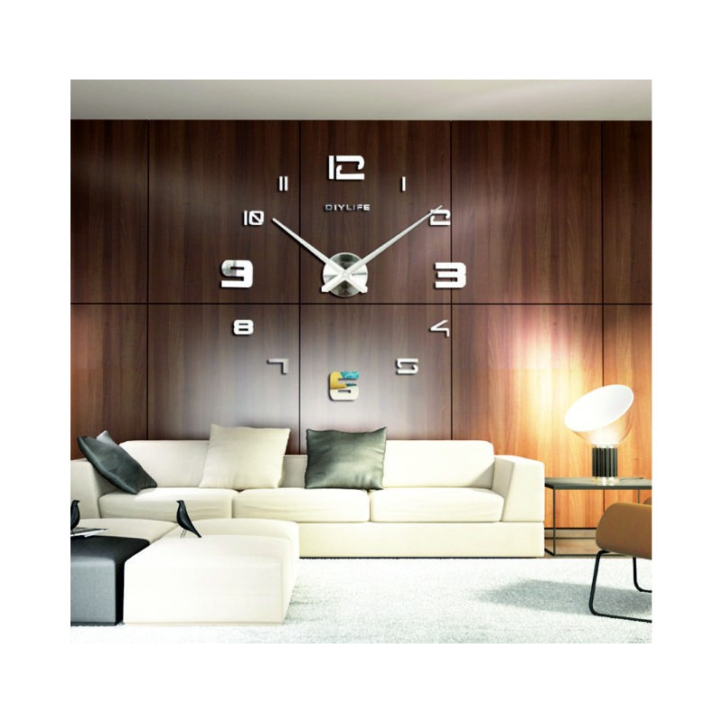 Ragasztható falióra tükör PROFI Clocks 3D