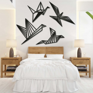 Modern festés a falon - szabad madarak 4 db - LIBERDADE |...