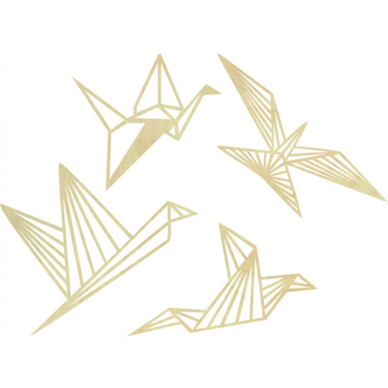 Modern falfestmény - szabad madarak 4 db -...