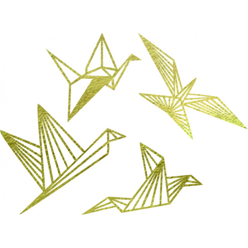 Modern falfestmény - szabad madarak 4 db -...