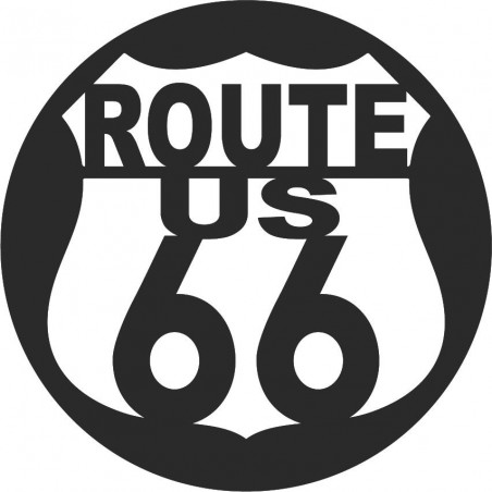 Fából készült falikép U.S. ROUTE 66
