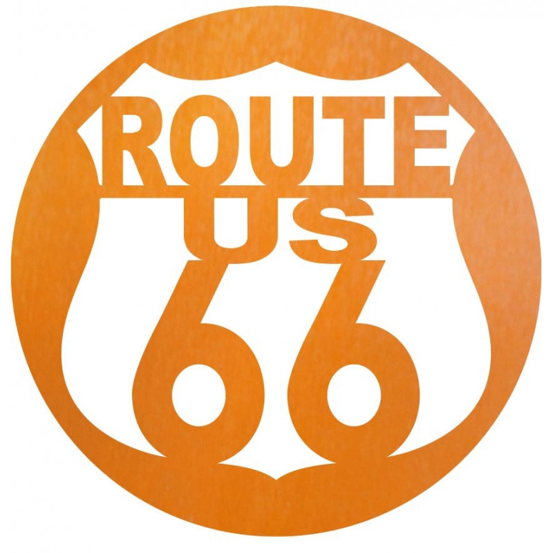Fából készült falikép U.S. ROUTE 66