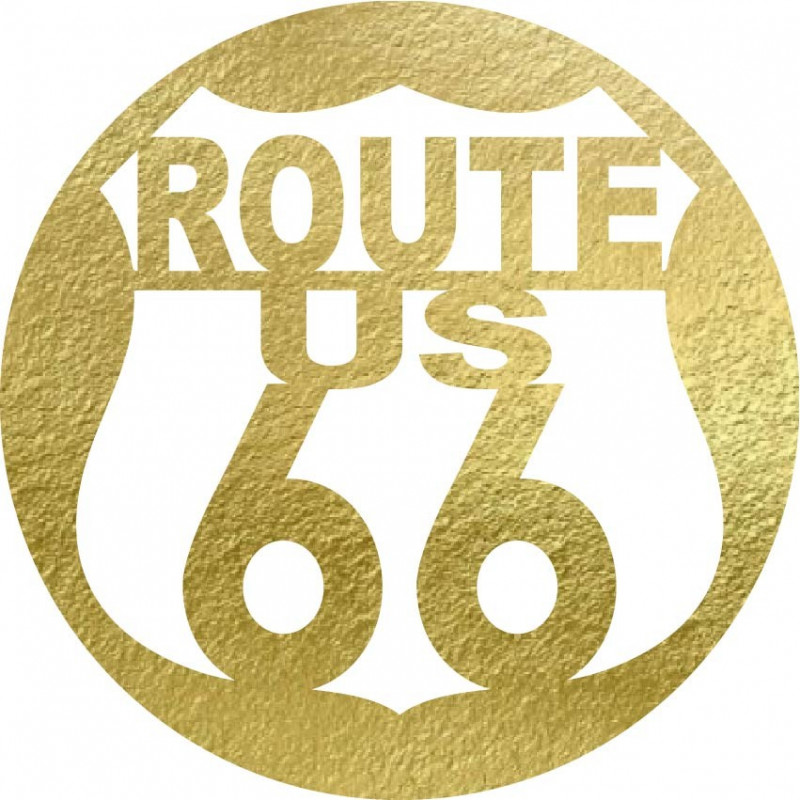 Fából készült falikép U.S. ROUTE 66