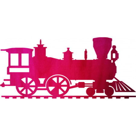 Fából készült falfestmény vonat, mozdony - THOMAS