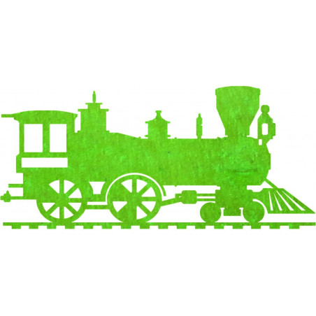 Fából készült falfestmény vonat, mozdony - THOMAS