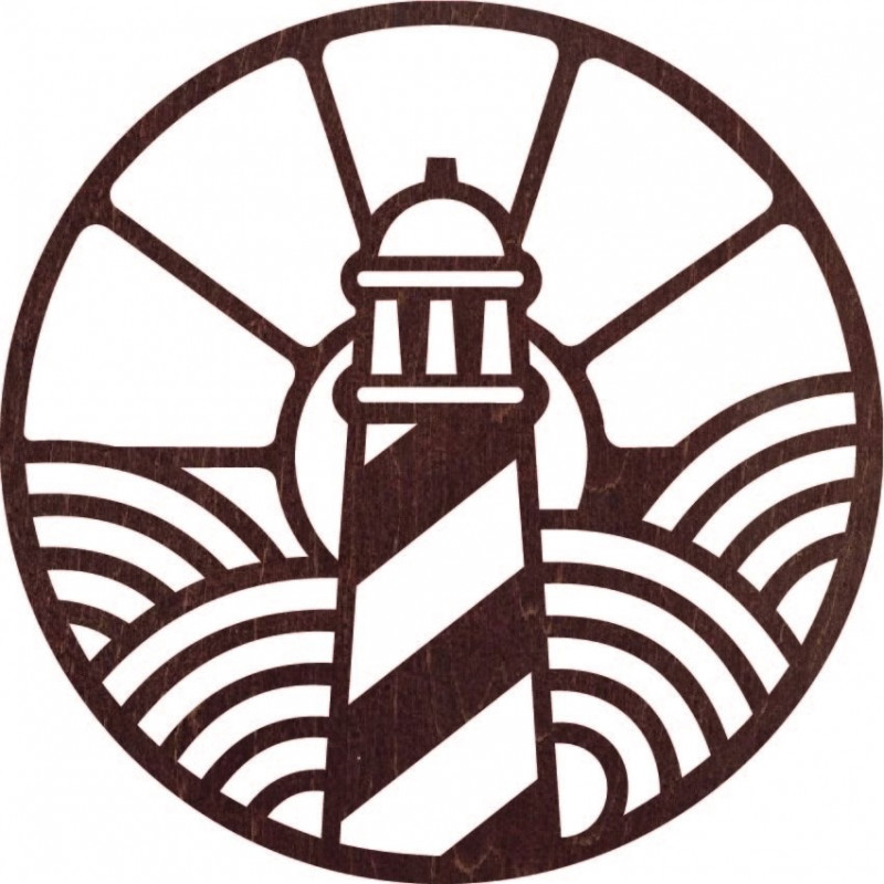 Fa kép világítótorony motívummal - FEDRO