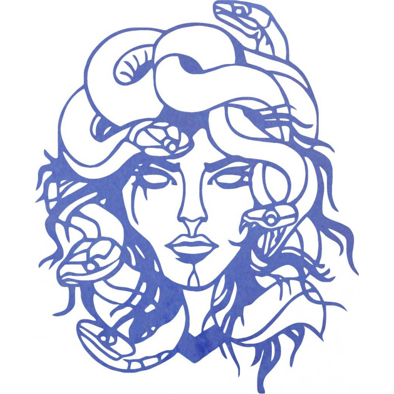 A kép a falon msdúza nő - MEDUSA GORGONA