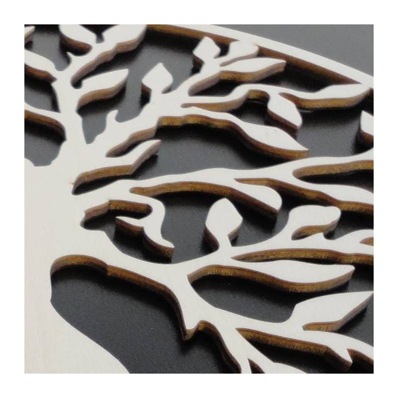 Faragott festmény egy pálmafa falán - TROPICAL...