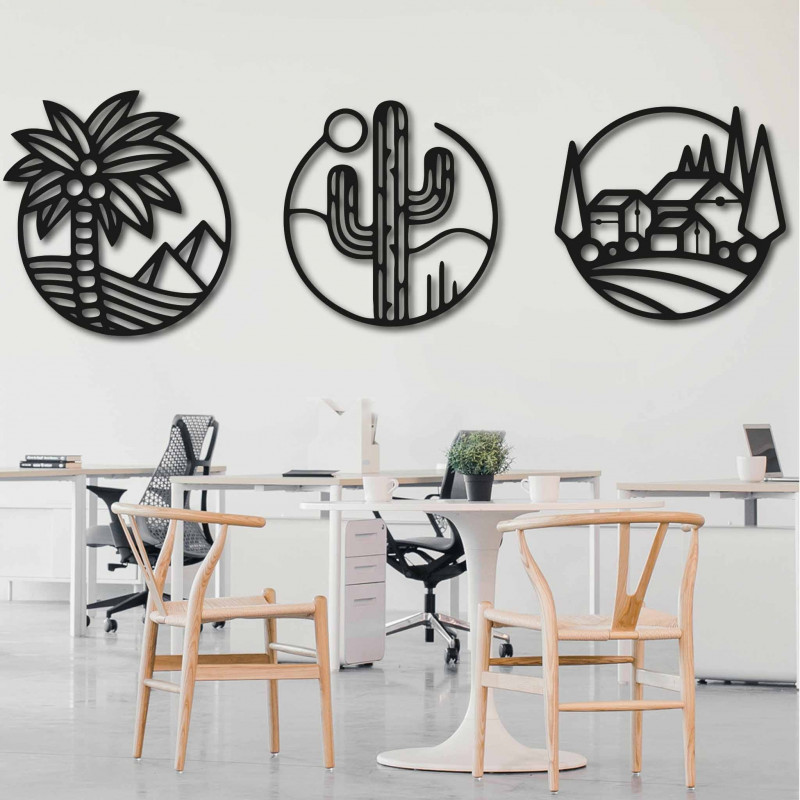 Háromrészes falfestmény, Szahara - ARAHSA