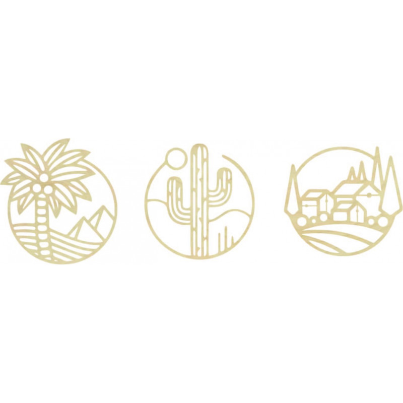 Háromrészes falfestmény, Szahara - ARAHSA