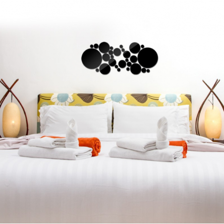 Dekoratív tükrök. Tükör matricákat a falra, mint egy kép vagy díszítés, 3D akril matrica