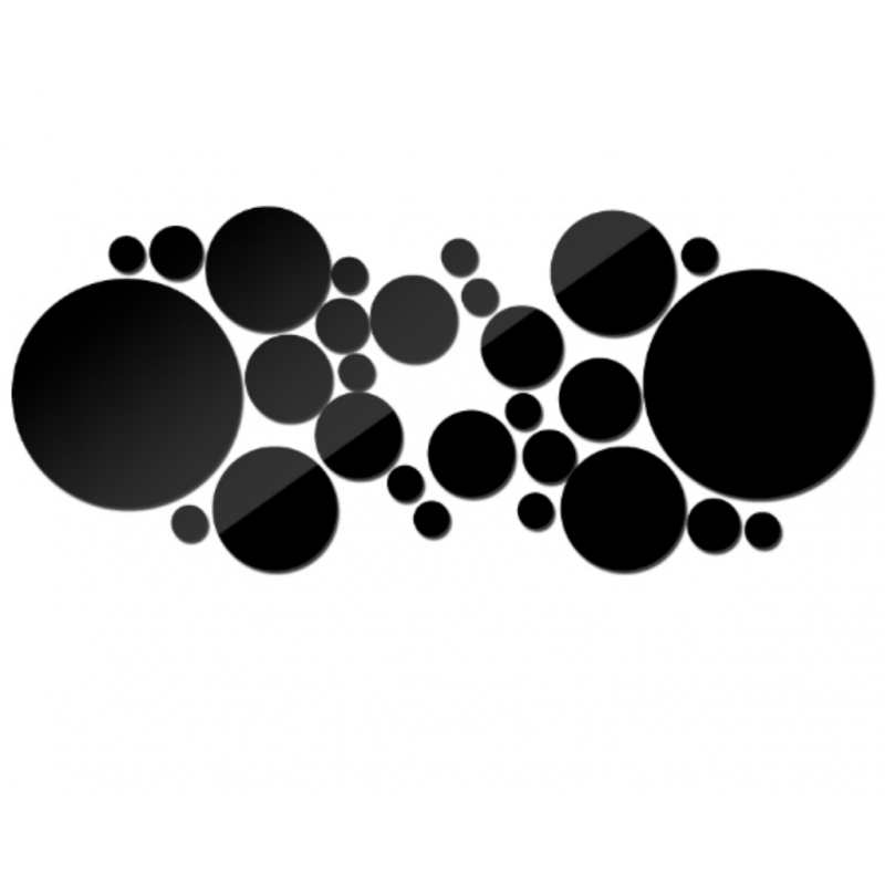 Dekoratív tükrök. Tükör matricákat a falra, mint egy kép vagy díszítés, 3D akril matrica