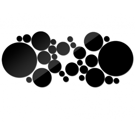 Dekoratív tükrök. Tükör matricákat a falra, mint egy kép vagy díszítés, 3D akril matrica