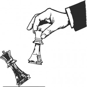 Elegáns kétrészes sakkfestmény - CHESSMAT | SENTOP 2