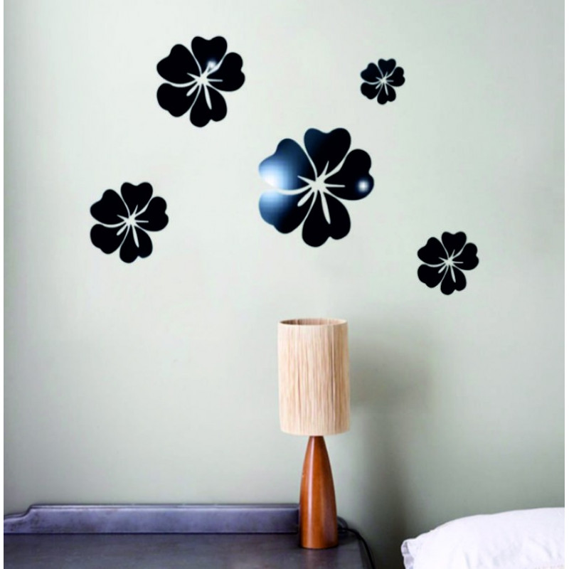 Dekoratív tükrök. Tükörmatricák falra, képként vagy dekorációként, 3D akrilmatrica