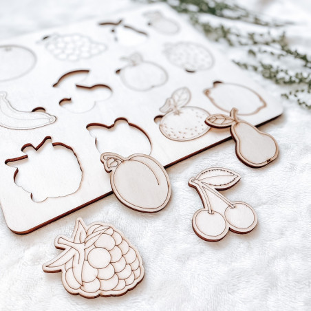 Fa montessori betét gyerekeknek - GYÜMÖLCS | SENTOP