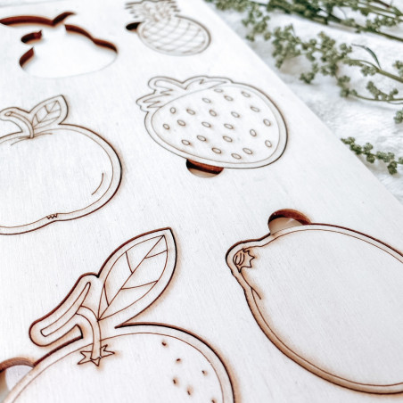 Fa montessori betét gyerekeknek - GYÜMÖLCS | SENTOP