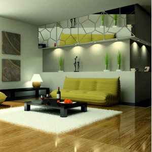 Dekoratív tükrök. Tükörmatricák falra, képként vagy dekorációként, 3D akrilmatrica