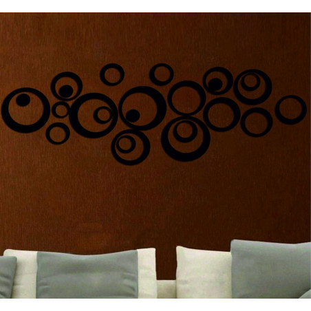 Dekoratív tükrök. Tükör matricákat a falra, mint egy kép vagy díszítés, 3D akril matrica