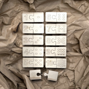 Montessori fa betét gyerekeknek - két részes DOMINO | SENTOP 2