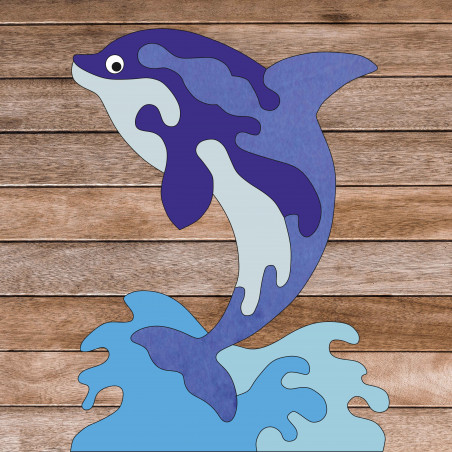 Montessori fa érzékszervi segédeszköz - Delfin | SENTOP H015 Nyár