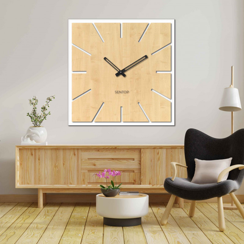 Fa falióra HDF juharból - akár 50 x 50 cm
