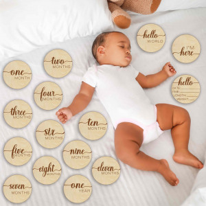 Fa mérföldkő kártyák - első év a világon angol, német,...