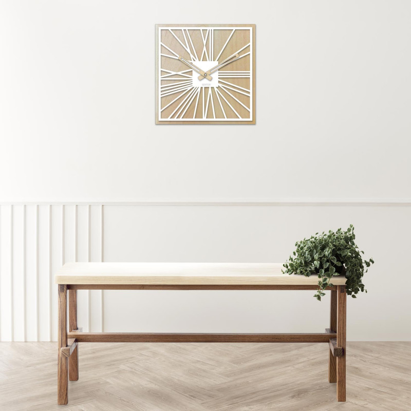 Fából készült falióra - JAVOR