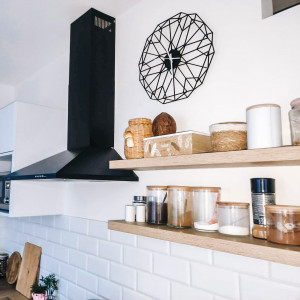 Sentop - MDF falióra HDKF017 nappali szobához és fekete... 2